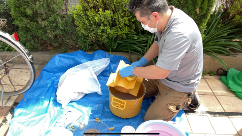 パーツの組み戻し