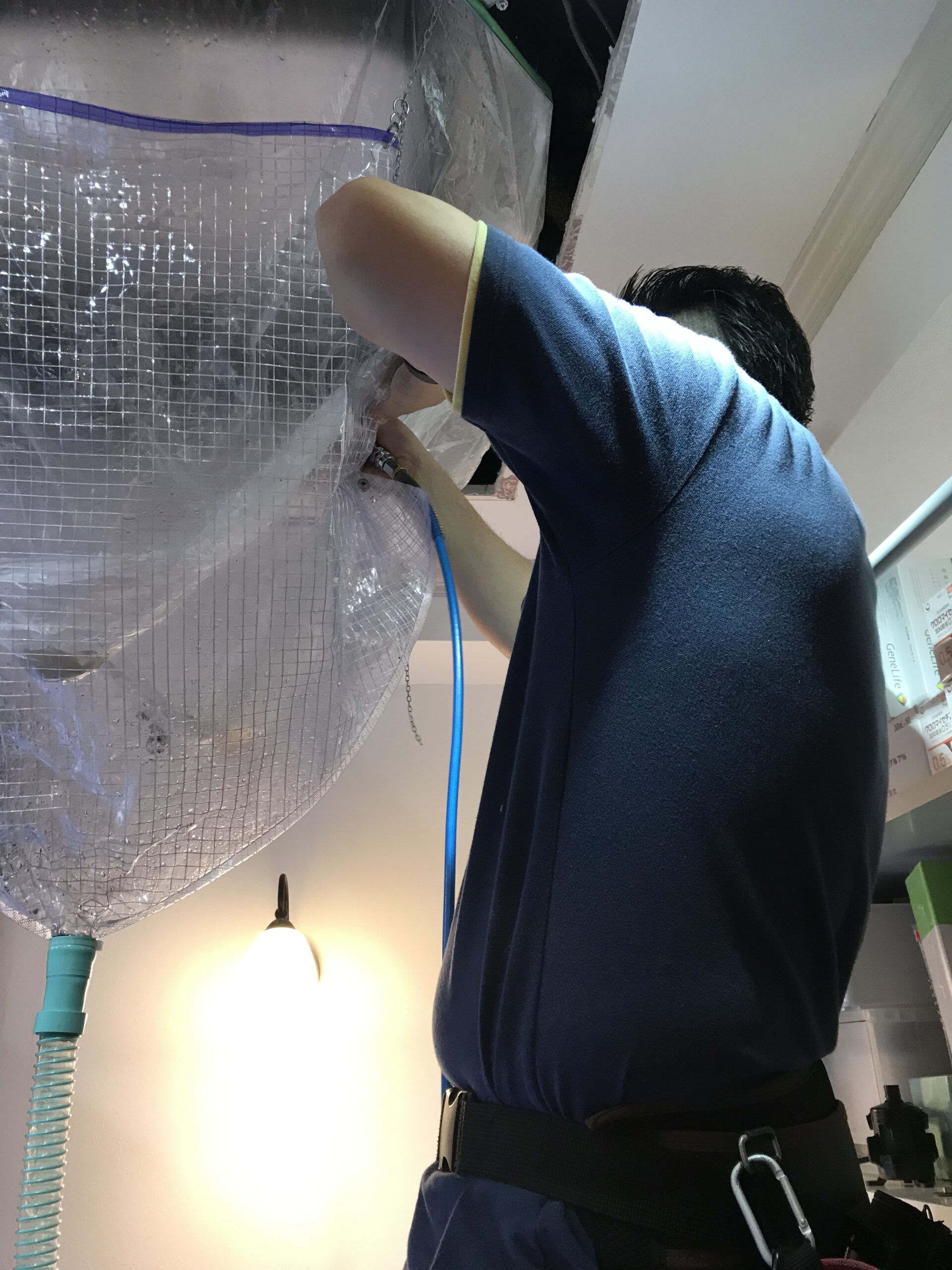 養生・現場洗浄